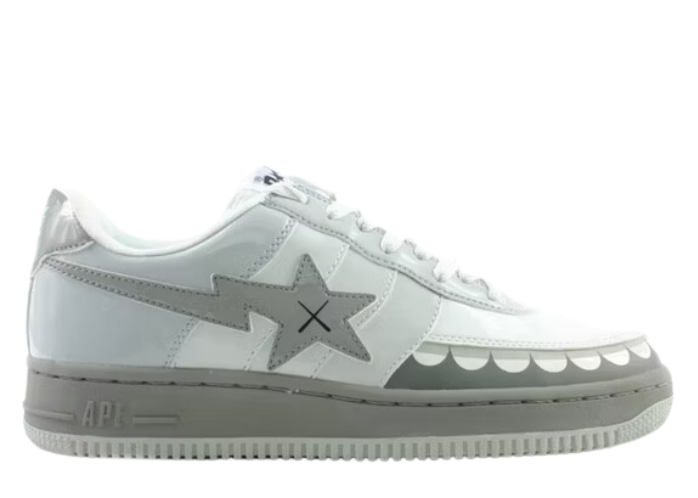 A Bathing Ape Bape Sta Low KAWS Chompers Grey - FS-029 426